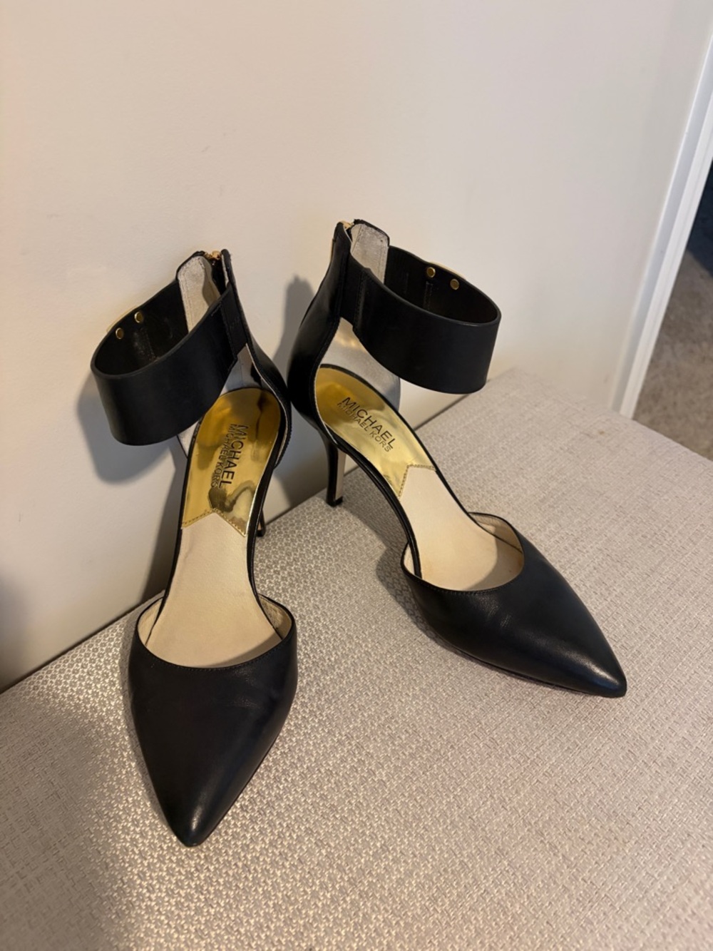 MICHAEL Michael Kors Guiliana Mid Ankle Strap Pumps